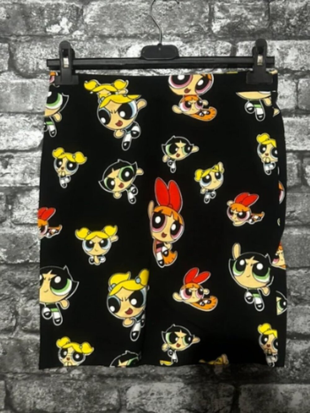 Flying Girl Police Printed Half Skirt